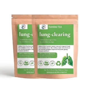 Lung & Respiratory Support Chinese Health Tea Soothing Herbal Blend for Breath Comfort and Wellness 100% Natural