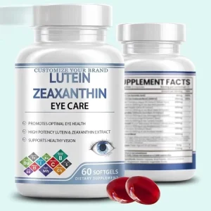 Lutein Zeaxanthin Vision Support Supplement Eye Vitamins For Blue Light Defense, Eye Fatigue Relief & Macular Protection
