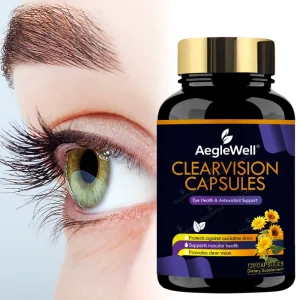 Lutein and Zeaxanthin Capsules Eye Health Supplement Supports Vision Clarity Blue Light Protection Non GMO
