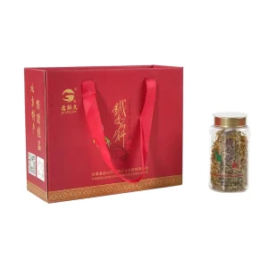 Luxury Chinese Herbal Gift Box 2 Bottles of Dendrobium Stem Extract with Alkaloids for Wellness (Health Food Grade)