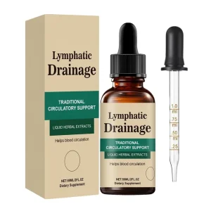 Lymphatic Drainage Drops Liquid Herbal Extract for Blood Circulation Support Immune Detox Cleanse Supplement OEM ODM Factory
