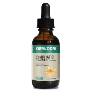 Lymphatic Drainage Liquid Drops Herbal Formula for Immune Support Natural Cleanse Fluid Balance and Antioxidant Defense Dietary