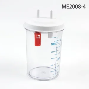 MEDEASE Hot Selling ME2008 4 Suction Bottle on Suction Machine Vacuum ABS Plastic Jar with Pump Sealing PC