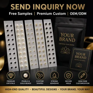 Magnetic Ear Seeds Auricular Patch Acupressure Point Massage Tools for Daily Wellness and Relaxation Factory