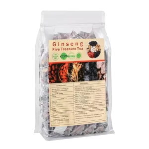 Male Enhancement Tea Natural Herbal Men Kidney Health Energy Ginseng Five Treasure Tea With Ginseng & Maca Powder