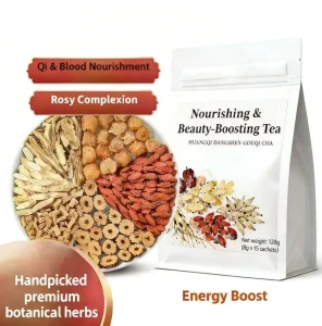Male Vitality Beauty Wellness Astragalus Herbal Goji Blended Health Tea 8g X15 Packs