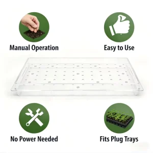 Manual Plug Tray Seeder for Various Seeds for Labor Saving Seedling Production