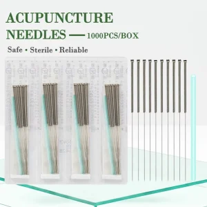 Manufacturer Acupuncture Needles Disposable Sterile Painless Dry Needle for Acupuncture Therapy 1000PCS for Body Use