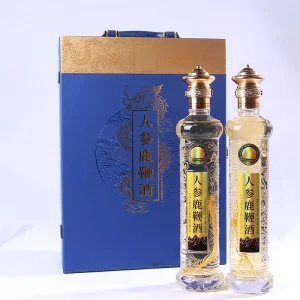 Manufacturer Ginseng Wolfberry Medicine Wine Glass Bottle Liquor Spirit Glass Bottle