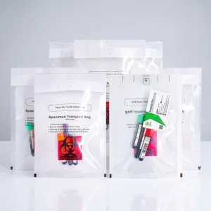 Medical 95kPa Specimen Shipping Bag for Diagnostic Sample Handling