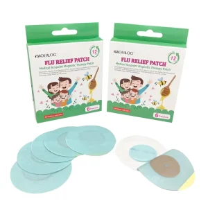 Medical Acupoint Magnetic Therapy Patch Chinese Plaster for Kids’ Belly Relief 6cm*6cm Drugs for Exterior Use