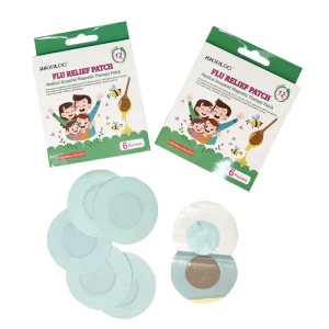 Medical Acupoint Magnetic Therapy Patch for Kids Chinese Plaster Relieving Cold Symptoms Promoting Sleep Belly Application 6x6cm