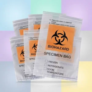 Medical Biohazard Specimen Bag for Blood and Urine Sample Transport
