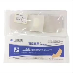 Medical Grade Arterial Hemostatic Dressing Patch Hemostatic Gelatin Sponge Bandage Wound Bleeding Control