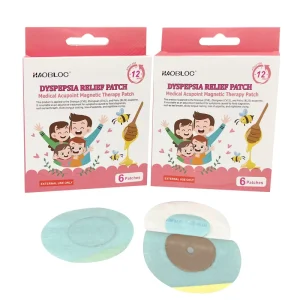 Medical Therapy Patch EP-204 6cm*6cm Indigestion Relief Chinese Acupoint Stimulation Magnetic Technology Non-woven