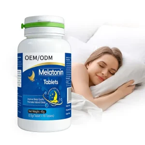 Melatonin Tablets High Potency Sleep Support Improve Sleep Duration for Adult Retail and Low-Sugar