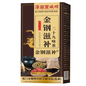Men’s Vitality Tea 29 Herbal Flavors Kidney Support Chinese Health Tea Private Label Energy Booster Supplement OEM