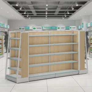 Metal Shelves for Daily Medicine Organization Western & Chinese Medicine Dual Use Double Sided Drug Display Shelves for Clinics