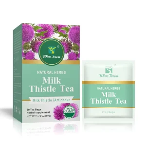 Milk Thistle Herbal Tea Liver Detox Liver Protective Improve Immunity Power Strength Dietary Healthy Nourish Bagged Flavored Tea