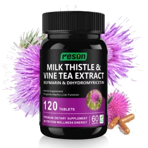 Milk Thistle Seeds Extract Silymarin Supplements Liver Care Cleanse Detox Milk Thistle Capsules