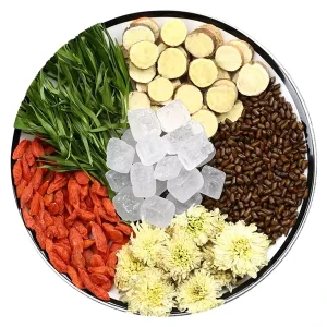Mingmu Fire Removing Tea Eye Nourishing and Eye Protecting Tea Dry Chrysanthemum Medlar Carnation Flower and Grass Tea