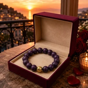 Modern Aesthetic Vintage Chic Lady Elegant Styling Herbal Jade Metal Carved Beaded Bangle for Luxury Night Party