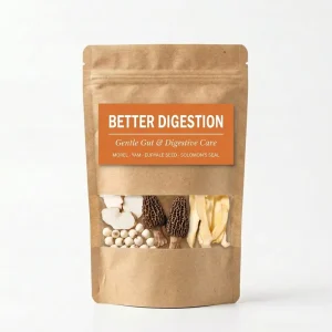 Morel Mushroom Chinese Yam Euryale Seed Solomon’s Seal Chinese Herbal Soup Mix Wellness Broth Sachet