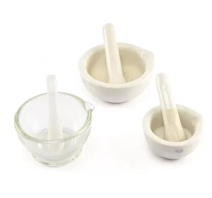 Mortar and Pestle Also Known As a Pharmaceutical Grinder Are Used to Grind Solid Substances Into Powder or to Mix Them Evenly