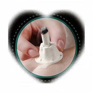 Moxa Cone With Mild Heat Smoke Oil Enters Body. Kills Germs Unblocks Qi Relieves Pain Boosts Immunity. Deep Root Healing