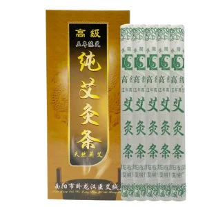 Moxa Sticks Mugwort Acupuncture Points Therapy Warm Moxibustion Patch Detoxification Roll Chinese Herbs Artemisia
