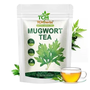 Mugwort Flower Tea for Female Eye Care and Beauty Chinese Natural Herbs Herbal Supplement for Women 20 Bags Pack