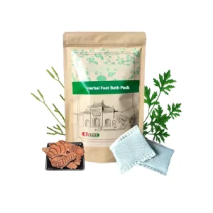 Mugwort Foot Soak Bags Powder Natural Botanicals 30 Packs Per Bag Traditional Chinese Herbal Skin Care