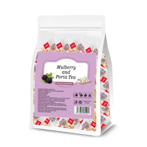 Mulberry & Poria Herbal Tea Blood Nourishing Dampness Relief Skin Care Antioxidant Digestive Support