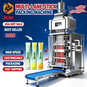 Multi Lane Automatic 1G 5G Nutritional Powder Packing Machine for Prebiotic Powder Stick Vitamins Powder Sachet Packing Machine