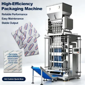 Multi Lane Automatic 1g 5g Desiccant Bag Packing Machine Food Oxygen Absorber Sachet Packing Machine