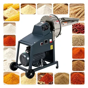 Multi Purpose Electric Grain Grinder 58 Crops Including Wheat Corn Spice Herbs 2.2kW Copper Motor High Capacity for USA