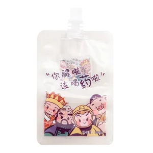 Multi Specification Traditional Chinese Medicine Bag with Heating Disposable Herbal Tea Liquid Transparent Self-standing Suction
