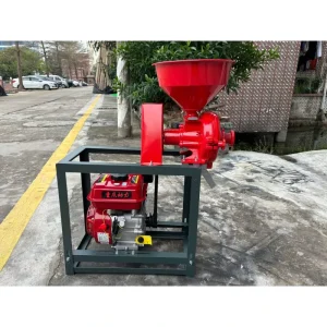 Multi-functional Fuel Powered Grain Grinder Wet Dry Chili Spice Pulverizing Machine