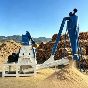 Multiple Application Wood Chips Sawdust Output Large Hammer Mill