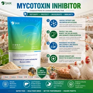 Mycotoin Inhibitor Feed Premix Feed Grade Vitamins Quickly Detoxifies Decomposes Mycotoxins Supports Liver Function