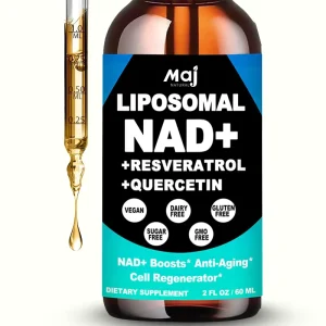 NAD Supplement, Liposomal NAD Nicotinamide Riboside Resveratrol TMG, Vitamin B3 High Potency NAD Plus Herbal Supplement