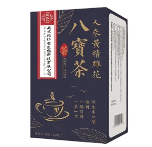 Nanjing Tongrentang Biotechnology’s 8 Treasure Herbal Tea Boxed Blended Bagged Flower Tea Blooming Tea Substitute Flavor