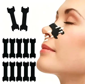 Nasal Strips Nose Tape Anti-Snoring Breathing 4 Sizes Black OEM