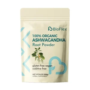 Natural 100% Pure Ashwagandha Root Extract Powder KSM 66 Herbal Supplements In Pouch