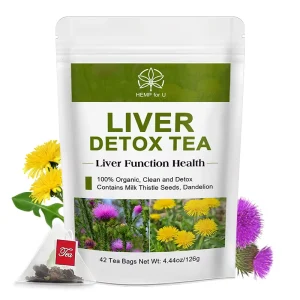 Natural And Organic 42 Days Liver Detox Tea Herbal Blend Tea