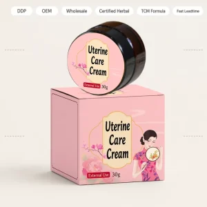 Natural Botanical Body Cream for Women 30g Mugwort Safflower Extract External Use Daily Comfort Care Breathable Non Woven Fabric