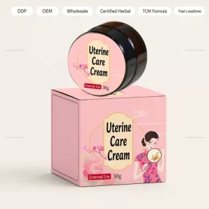 Natural Botanical Body Cream for Women 30g Mugwort Safflower Extract External Use Daily Comfort Care Breathable Non Woven Fabric