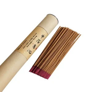Natural Buddhist Smokeless Bamboo Stick Incense 200g Barrel Packed Cliff Cypress Agarwood Wealth Deity Incense for Home Indoor