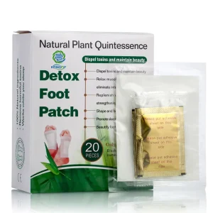 Natural Chinese Herbal and Bamboo Vinegar Detox Foot Patch for Mouth Nasal and Body Patches