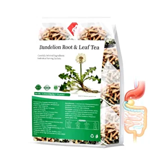 Natural Chinese Herbs Dandelion Root & Leaf Tea Gastrointestinal Digestion Detox Green Tea Bags Promote Weight Loss